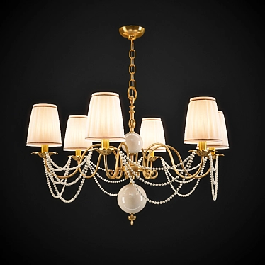 Italian IL Paralume Marina Chandelier, 1794/CH6 3D model image 1 