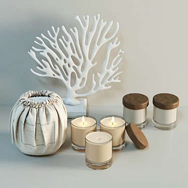 Apotheke Candles: Distinctive Set 3D model image 1 