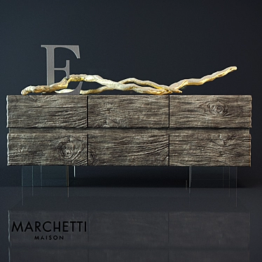 Marchetti Maison - Elegant Luxury Comode 3D model image 1 