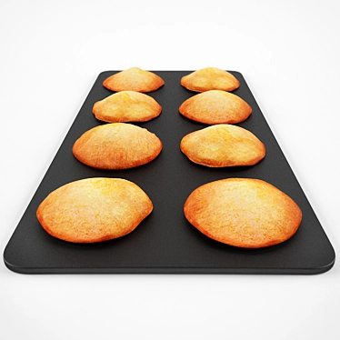  Crispy Delights: Classic Biscuits 3D model image 1 