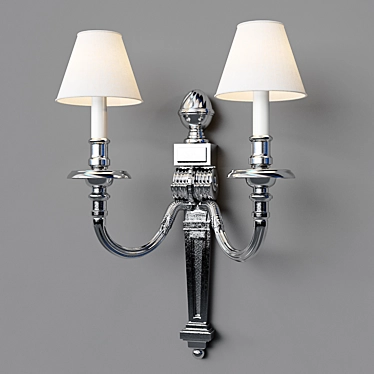 Elegant Vaughan Wall Sconce 3D model image 1 