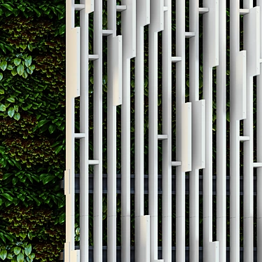 Facade panels and fence