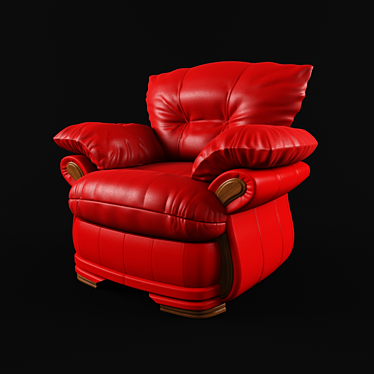 Liverpool Armchair: Sleek and Stylish Seating 3D model image 1 