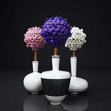 Hyacinth Bouquet Collection 3D model image 1 