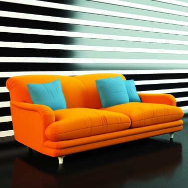 Comfy Cloud Sofa 3D model image 1 