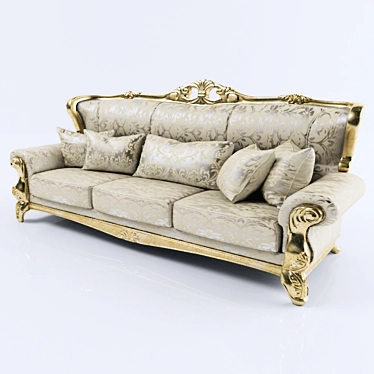 Ulisse Silik Classic Sofa 3D model image 1 