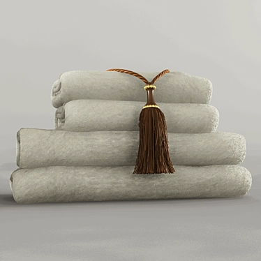 Luxury Towel Set | 700mm x 1400mm 3D model image 1 