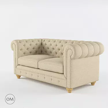 Marko Kraus Chester 2 Seater Sofa 3D model image 1 