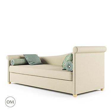 Elegant Marko Kraus Aurora Daybed 3D model image 1 