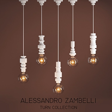 Seletti Turn: Modern Porcelain Collection by Alessandro Zambelli 3D model image 1 