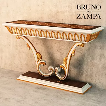 Sophisticated Bruno Zampa Ginevra Console 3D model image 1 