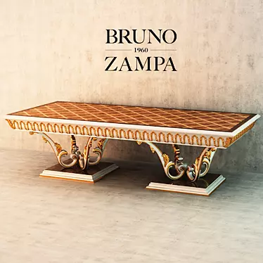 Ginevra Bruno Zampa Dining Table 3D model image 1 