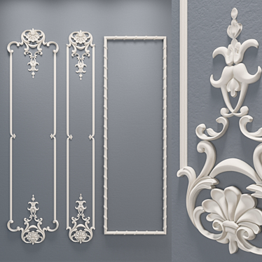 CNC Decorative Molding Kit 3D model image 1 