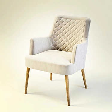  Stylish Torre DaVinci 03W Chair 3D model image 1 