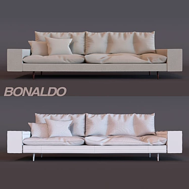 Bonaldo Avarit Sofa: Versatile and Stunning 3D model image 1 