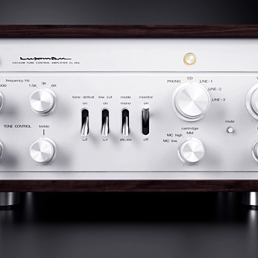 Luxman CL-38U Tube Preamp: Hi-End Japanese Audio 3D model image 1 