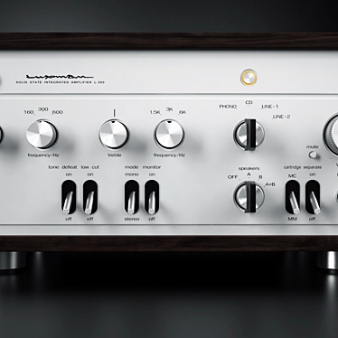 Luxman L-305 Hybrid Tube Preamplifier 3D model image 1 