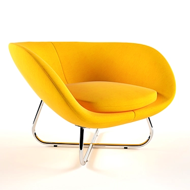 Modern Comfort: Chair Yasmin 3D model image 1 