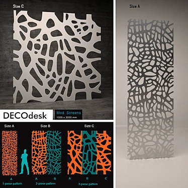 Unique Architectural Lattices - DECOdesk Model Screens 3D model image 1 