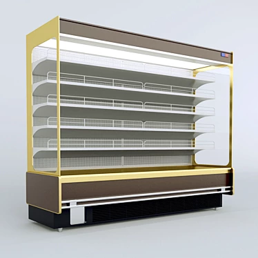 Elegant Display Showcase 3D model image 1 