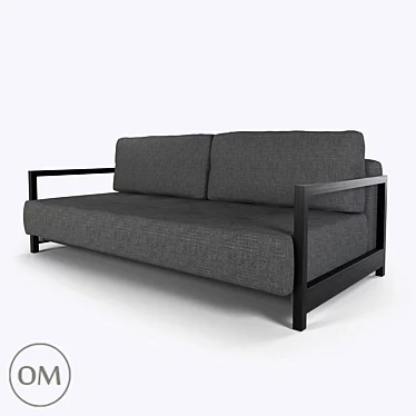 Stylish Sofa Bed with Euro Mechanism | Inger 3D model image 1 