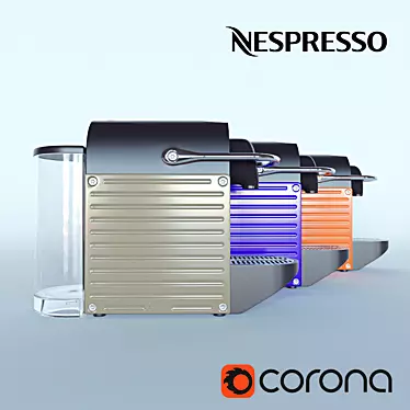 Compact and Stylish Nespresso Pixie Krups 3D model image 1 