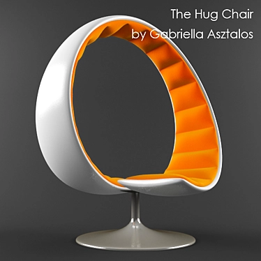 Modern "The Hug Chair" by Gabriella Asztalos
Embrace Comfort and Style! 3D model image 1 