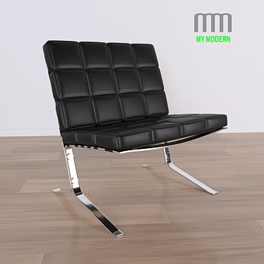 Olivier Mourgue Joker Lounge Chair: Iconic Design with Exceptional Comfort 3D model image 1 