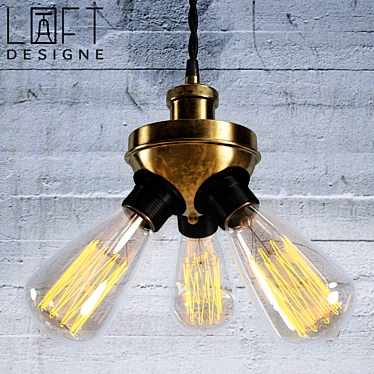 LOFT Designe 728: Stylish Suspension Light 3D model image 1 