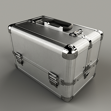 Modern Beauty Organizer: Stylish and Functional 3D model image 1 