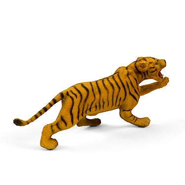 3D Tiger Figurine Reconstruction 3D model image 1 
