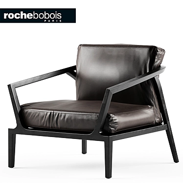 Elegant Echoes Armchair 3D model image 1 