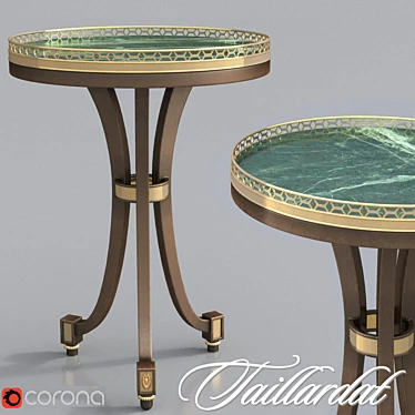 French Flair: EMILIE Taillardat Table 3D model image 1 