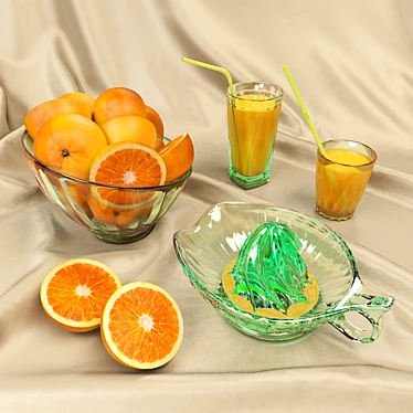 Citrus Splash Manual Juicer 3D model image 1 