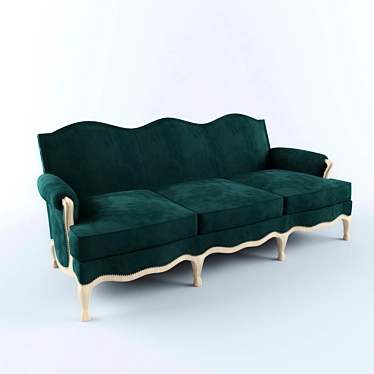 Hutton EnSuite Sofa: Stylish, Adjustable, Unwind 3D model image 1 