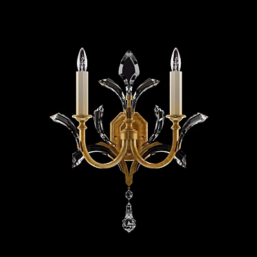 Golden Arcs Fine Art Lamps 3D model image 1 