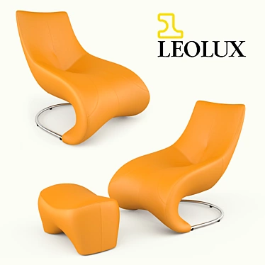 Leolux Darius: Stylish Armchair for Ultimate Comfort 3D model image 1 