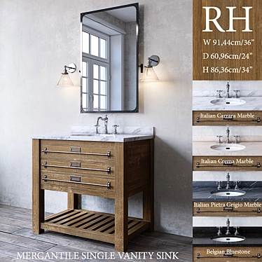 MERCANTILE SINGLE VANITY SINK