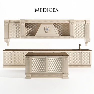 Del Tongo Medicea Kitchen Set 3D model image 1 
