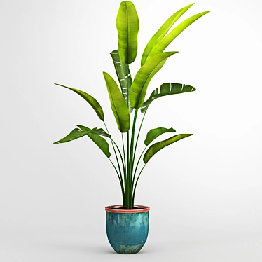 Tropical Paradise: Banana Tree 3D model image 1 