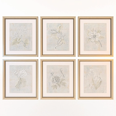 Charlotte Morgan Silver Leaf Fresco Flowers