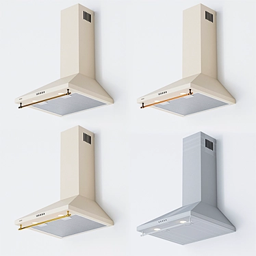 ELEYUS Allegro BG Extractor Hood - Stunning 60cm Design 3D model image 1 