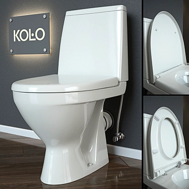 KOLO WC-CD "RUNA" Compact Toilet 3D model image 1 