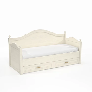 OM Bed Svetlitsa KS-20: A Perfect Blend of Comfort and Style 3D model image 1 