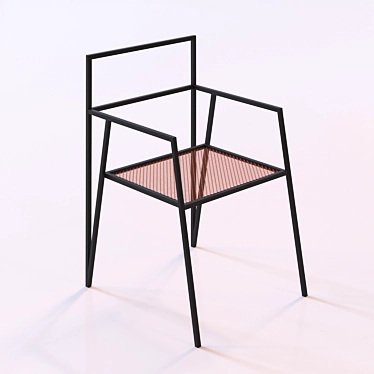 Alpina Mesh Chair: Sleek Designer Seating Solution 3D model image 1 