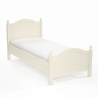 Ellie KS-3 OM Bed: Stylish and Comfortable 3D model image 1 