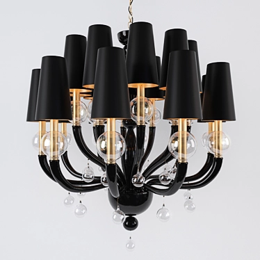 Elegant Mademoiselle Chandelier 2015 3D model image 1 