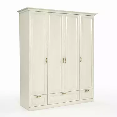 Minimalist Classic Wardrobe - OM Svetlitsa SHS-6 (3) 3D model image 1 