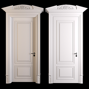 Timeless Elegance: Classic Door 3D model image 1 