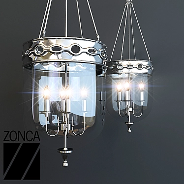 Elegant Coastal Lighting Set 3D model image 1 